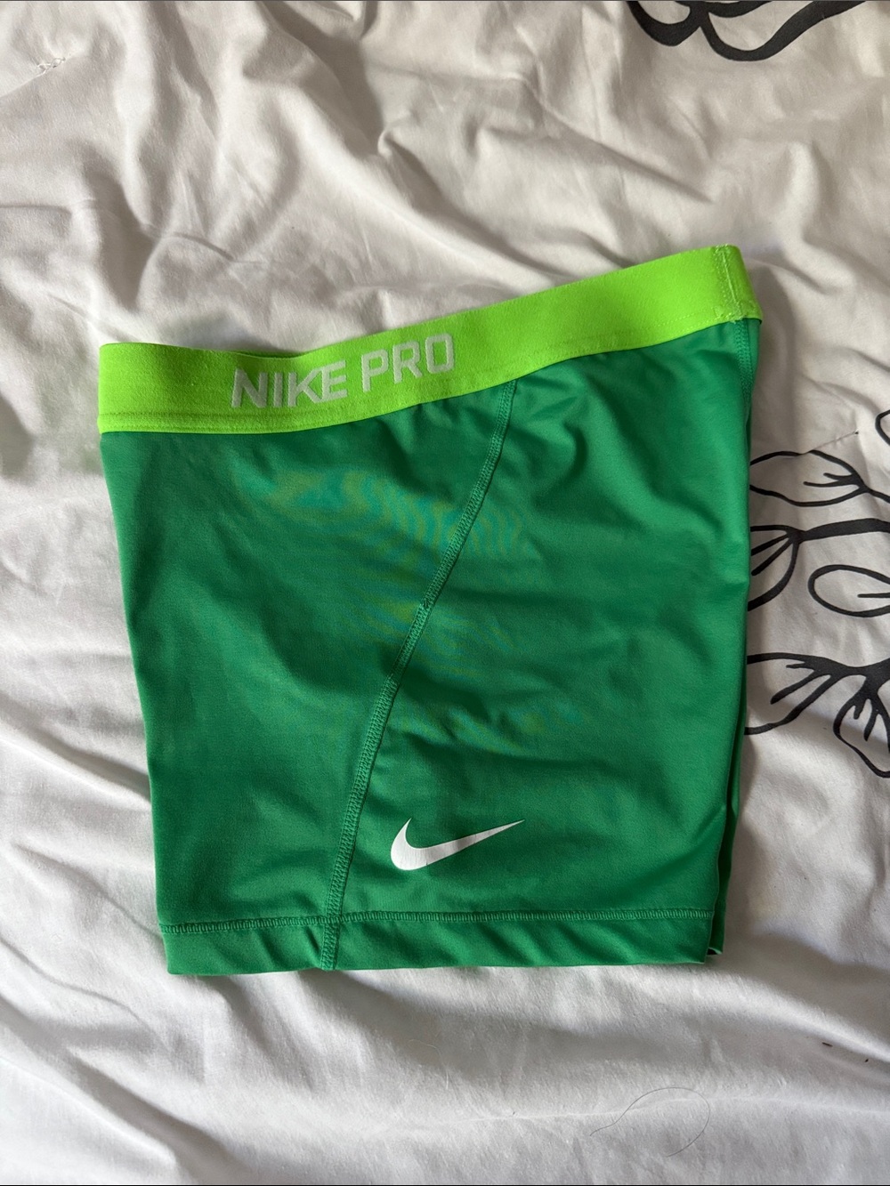 Nike Pro Women’s Green Athletic Compression Shorts